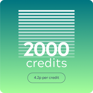 2000 SMS credits